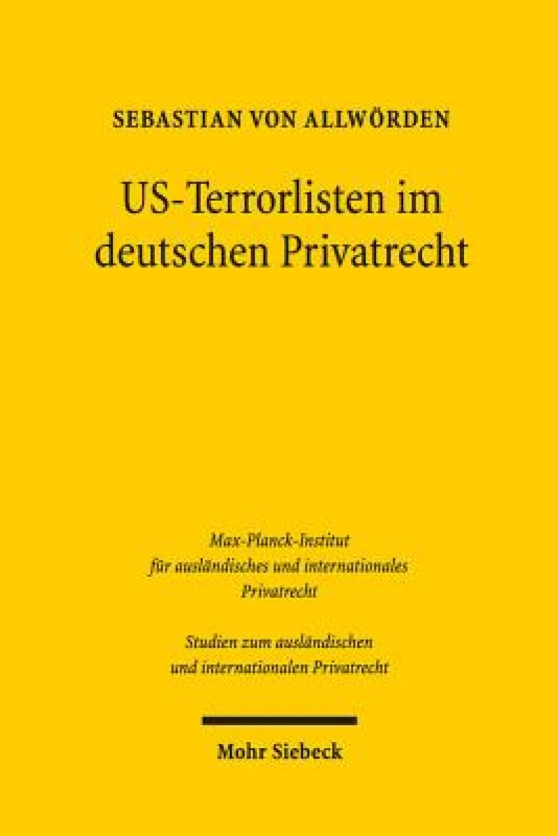 US-Terrorlisten im deutschen Privatrecht