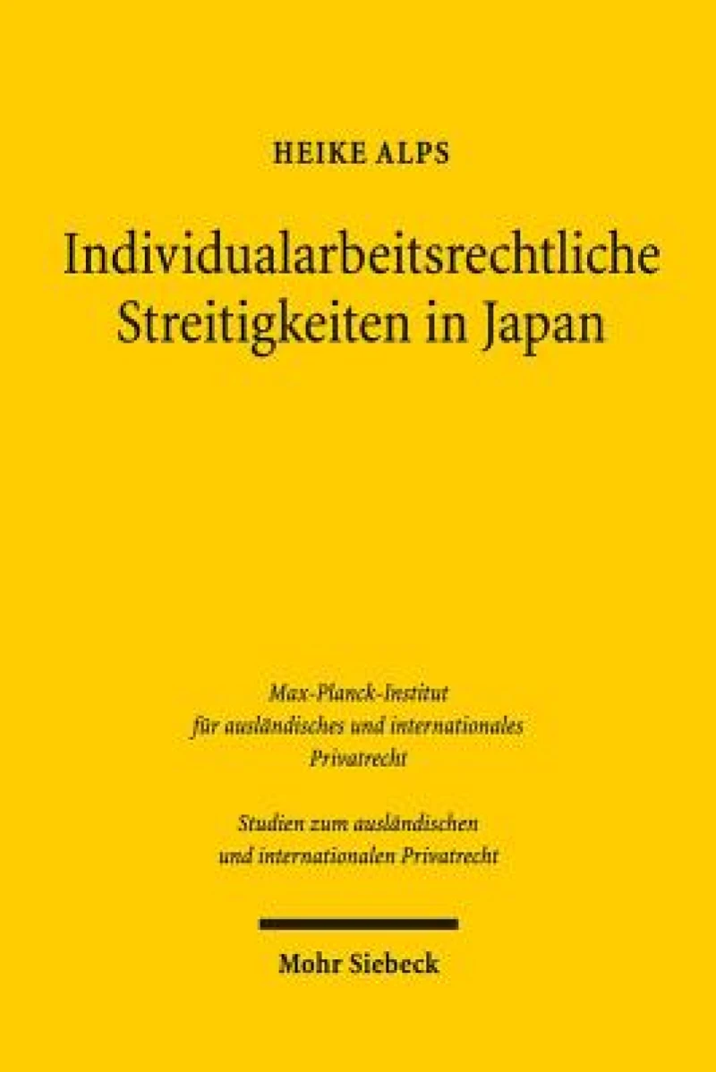 Beilegung individualarbeitsrechtlicher Streitigkeiten in Japan