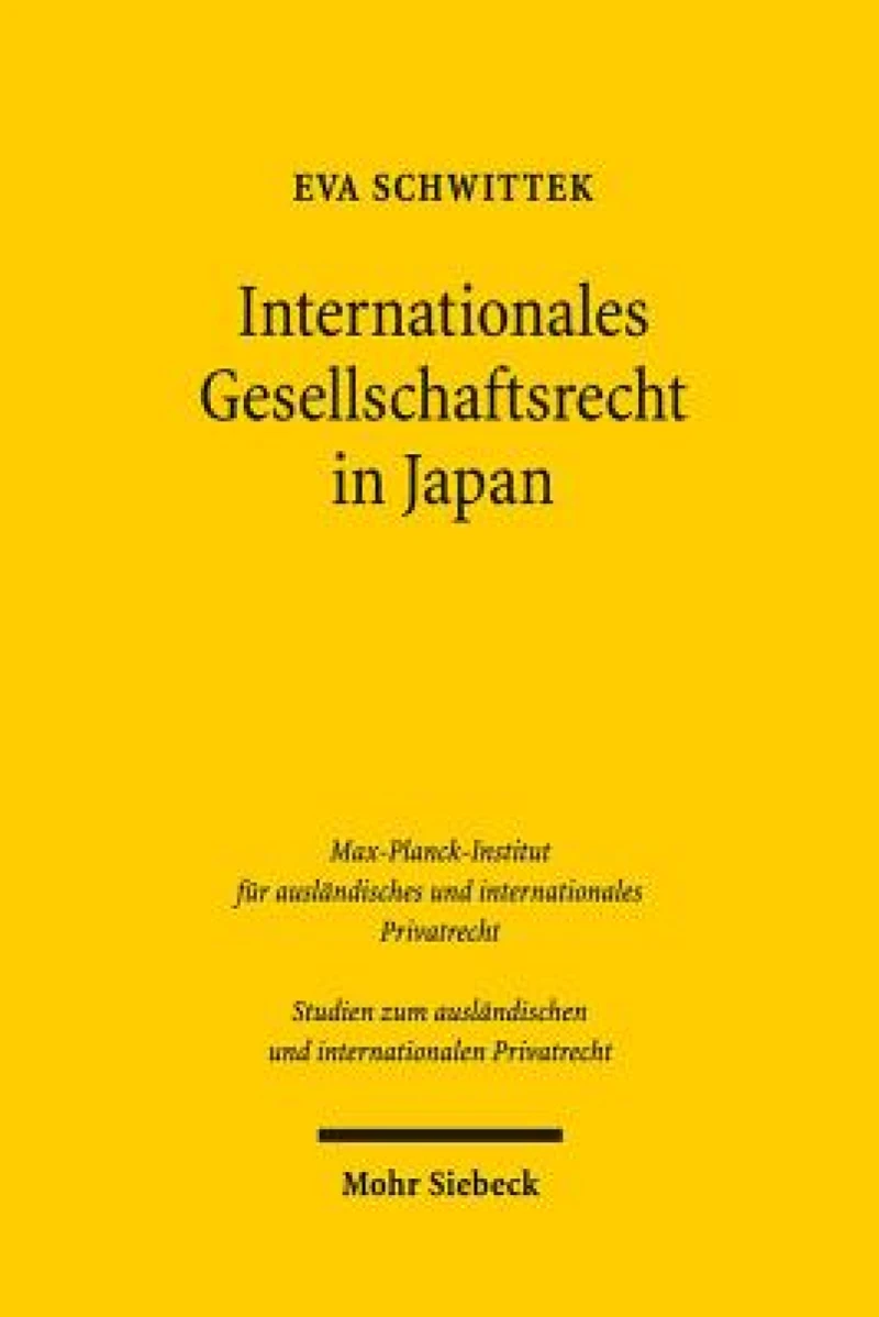 Internationales Gesellschaftsrecht in Japan