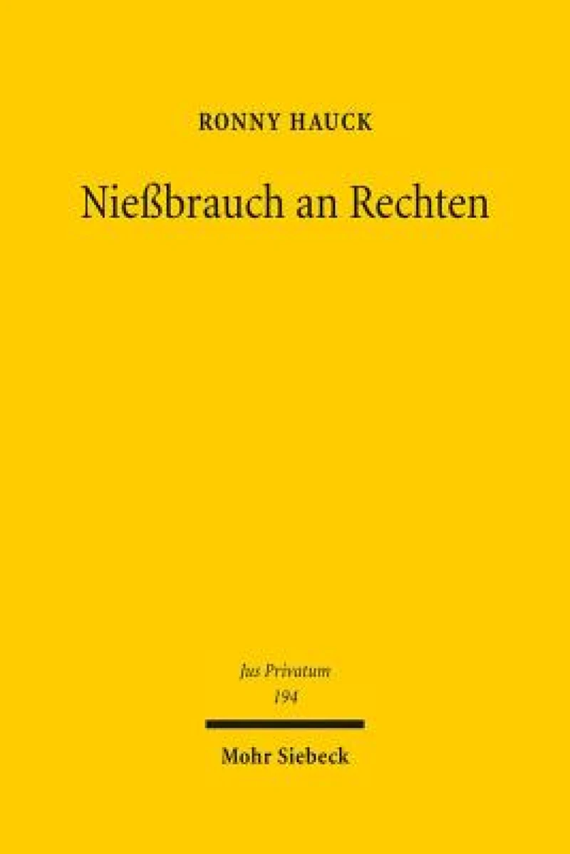 Nießbrauch an Rechten