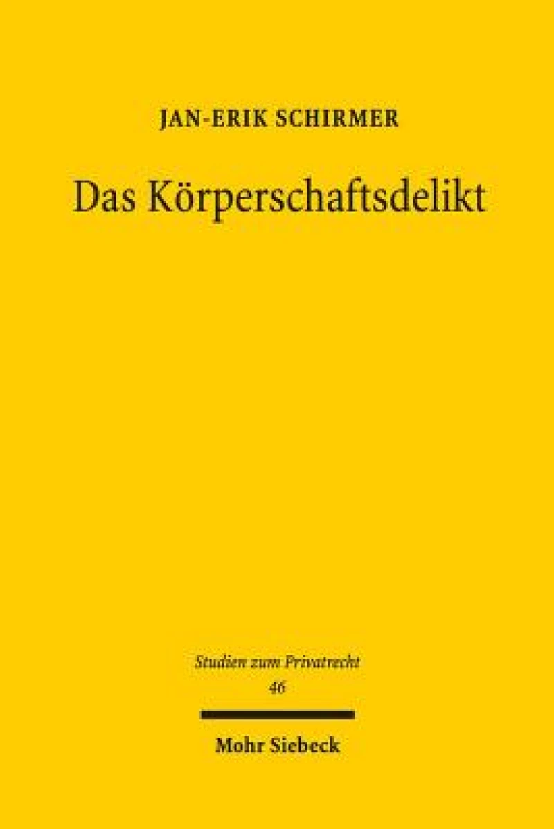 Das Korperschaftsdelikt