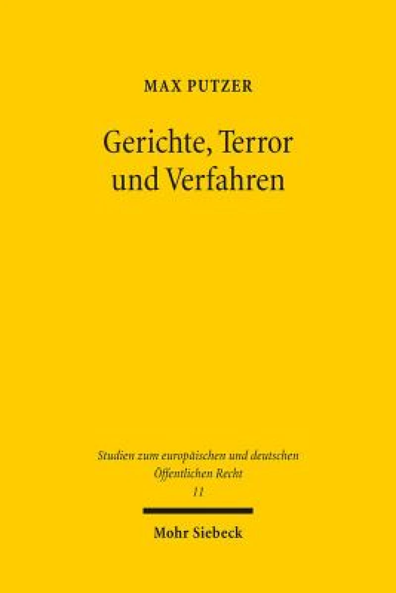 Gerichte, Terror und Verfahren