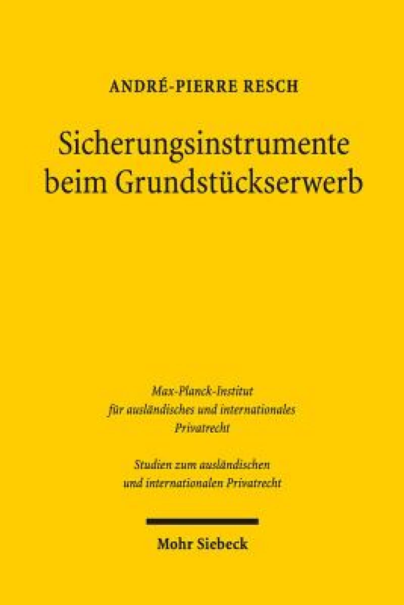 Sicherungsinstrumente beim Grundstuckserwerb