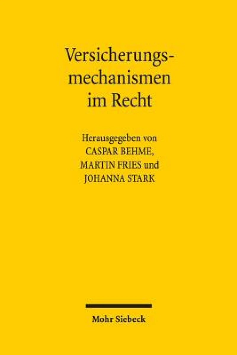 Versicherungsmechanismen im Recht