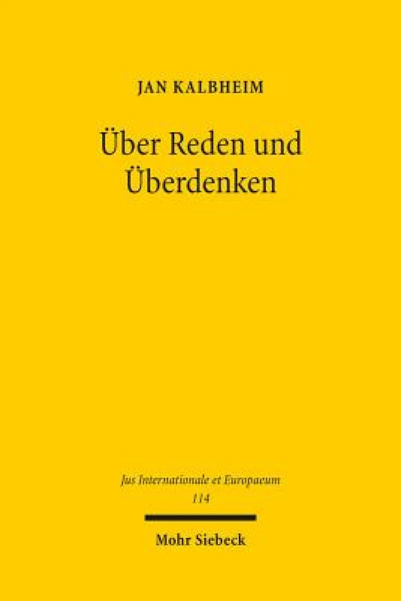 Uber Reden und Uberdenken