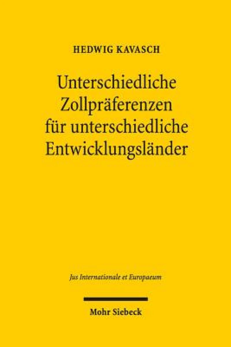 Unterschiedliche Zollpraferenzen fur unterschiedliche Entwicklungslander