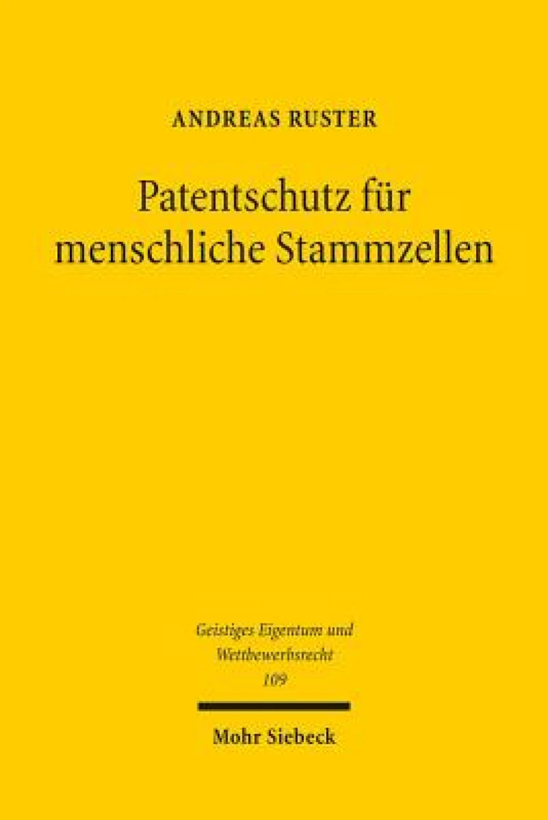 Patentschutz fur menschliche Stammzellen