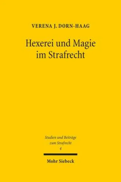 Hexerei und Magie im Strafrecht