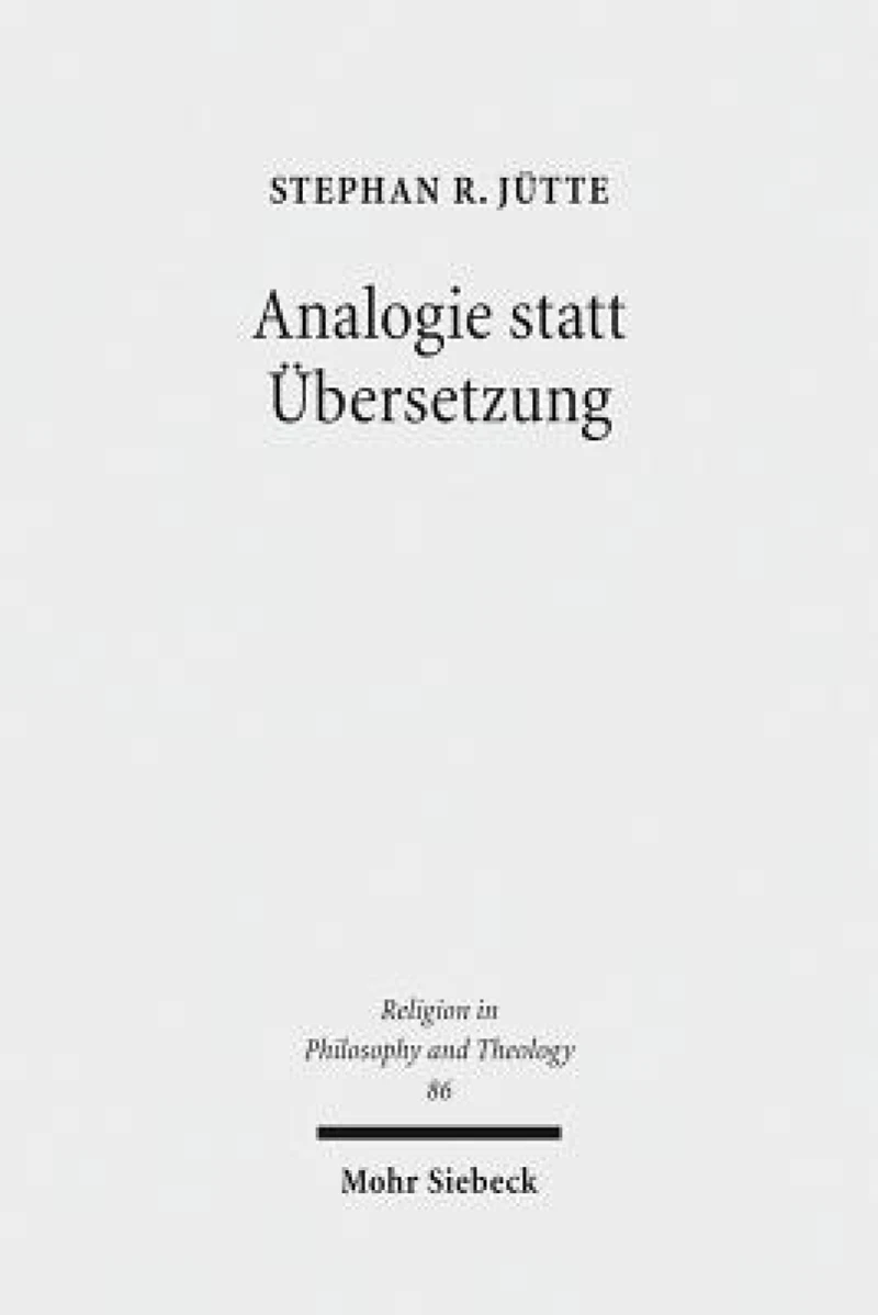 Analogie statt Ubersetzung