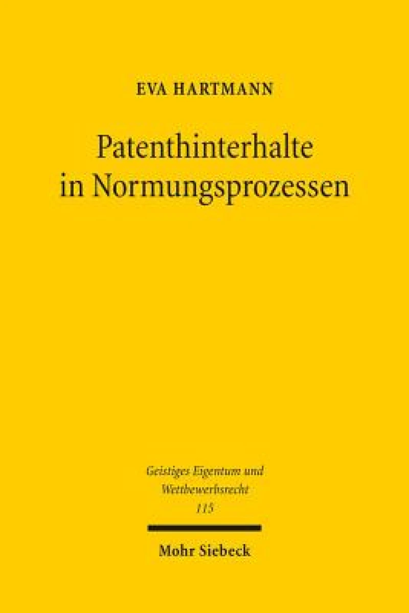 Patenthinterhalte in Normungsprozessen