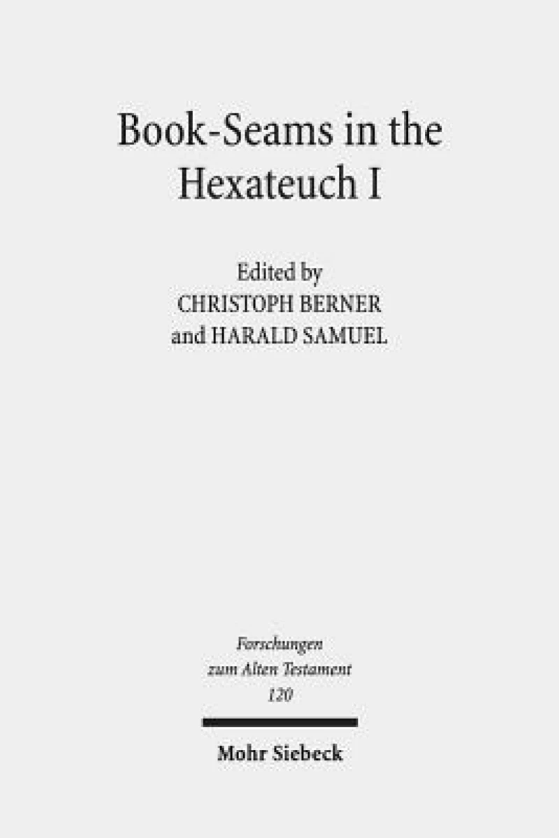 Book-Seams in the Hexateuch I