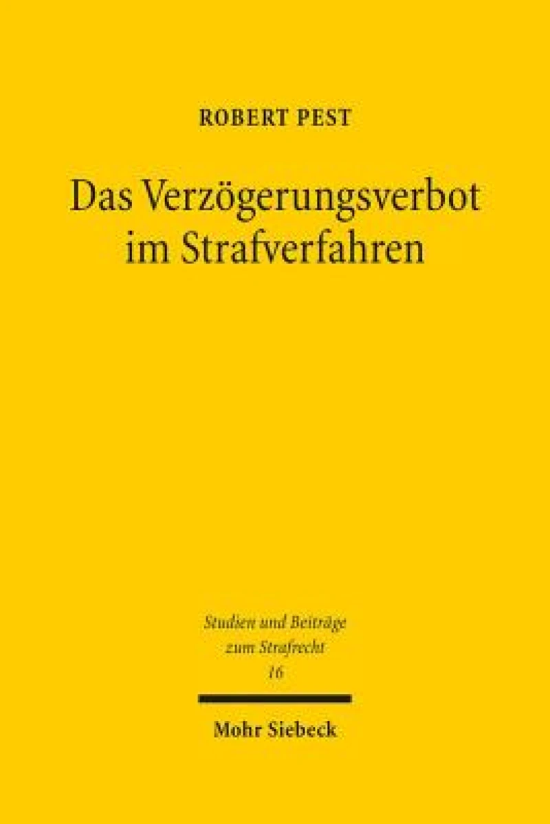 Das Verzogerungsverbot im Strafverfahren