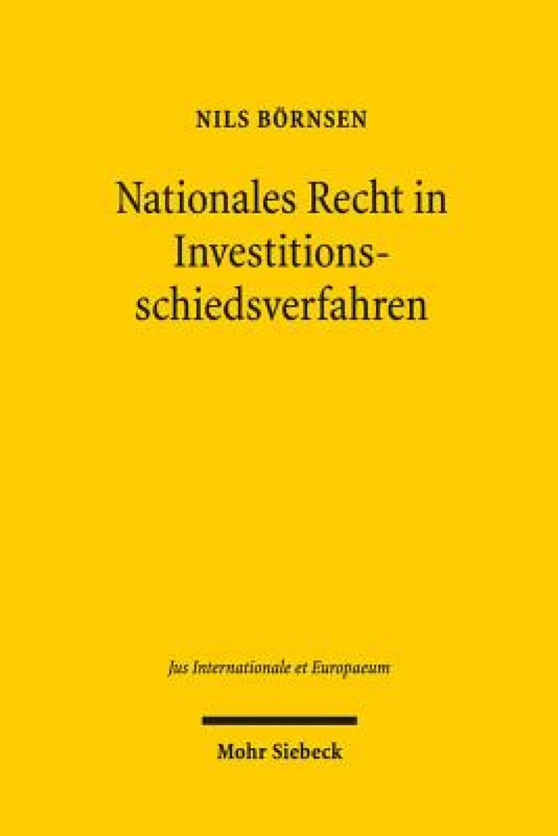 Nationales Recht in Investitionsschiedsverfahren