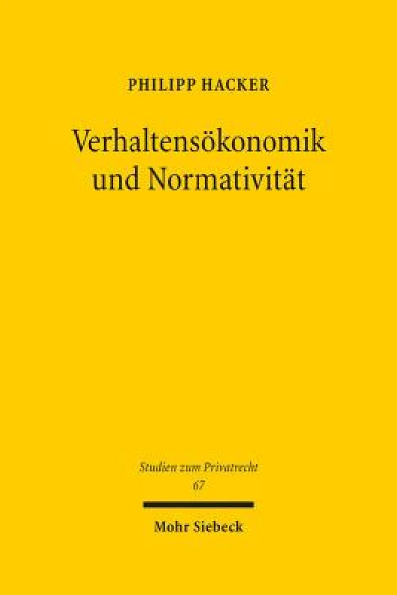 Verhaltensokonomik und Normativitat
