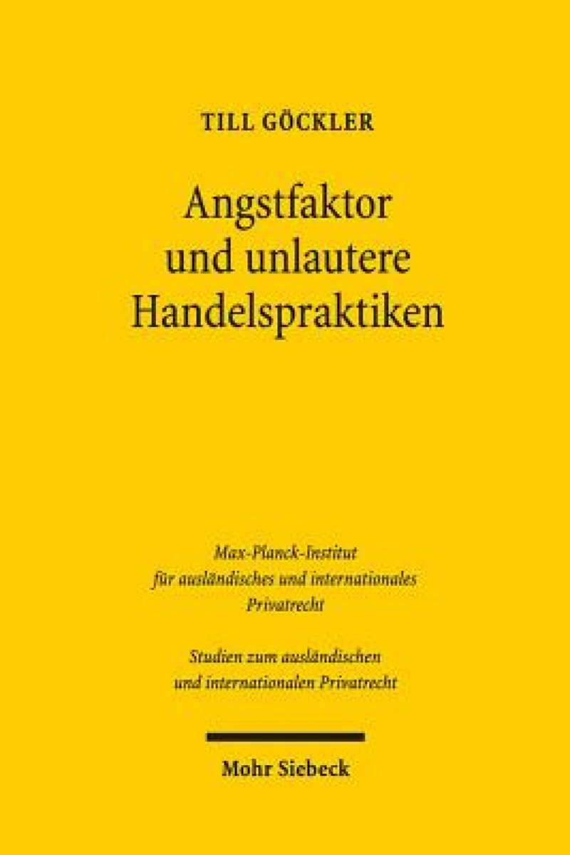 Angstfaktor und unlautere Handelspraktiken