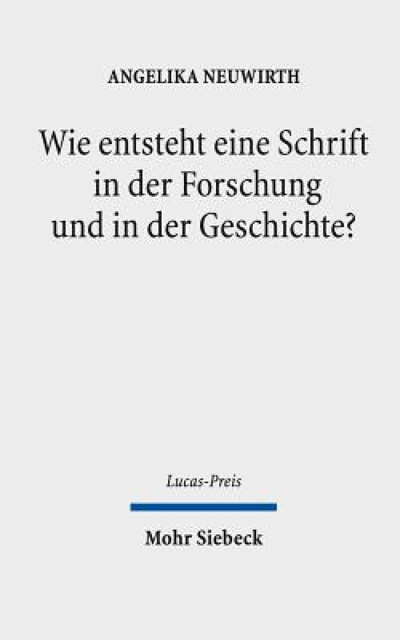 Wie entsteht eine Schrift in der Forschung und in der Geschichte?