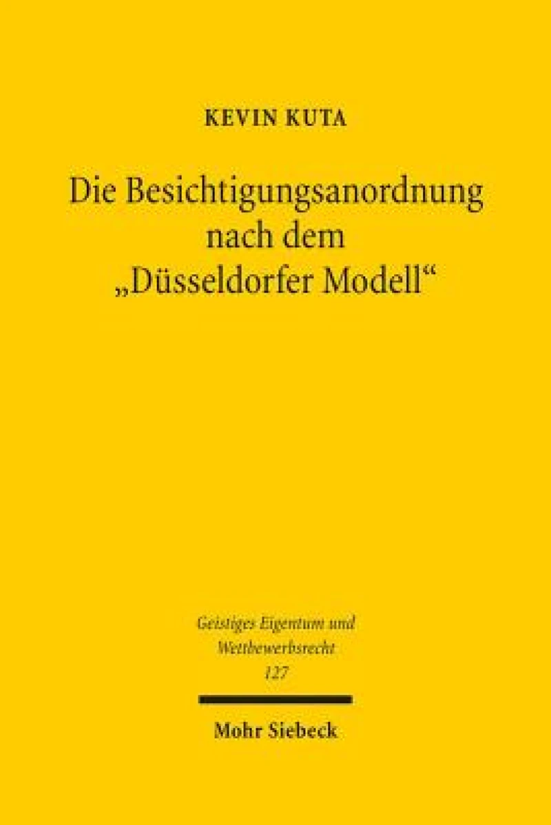 Die Besichtigungsanordnung nach dem "Dusseldorfer Modell"