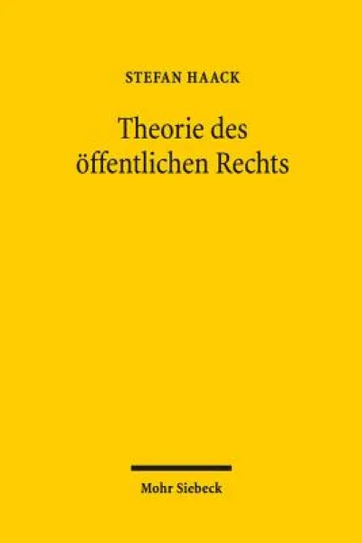 Theorie des offentlichen Rechts
