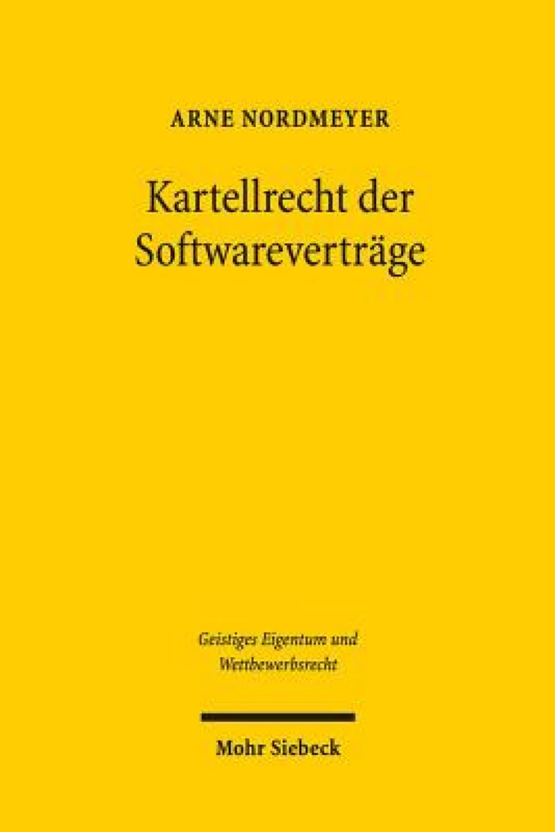 Kartellrecht der Softwarevertrage