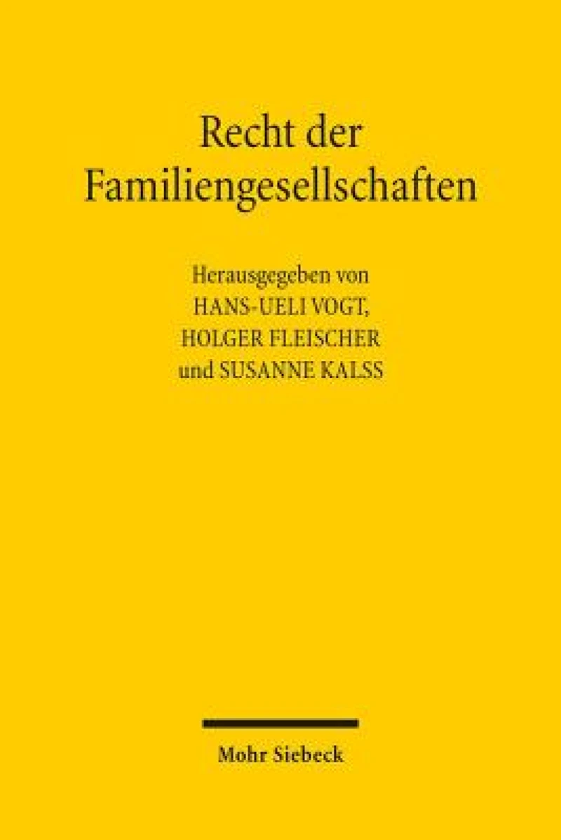 Recht der Familiengesellschaften