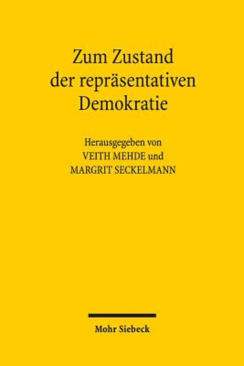 Zum Zustand der reprasentativen Demokratie