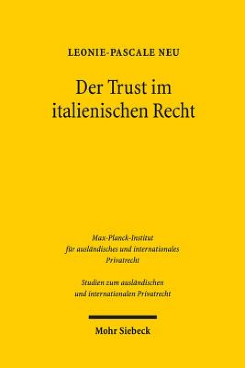 Der Trust im italienischen Recht