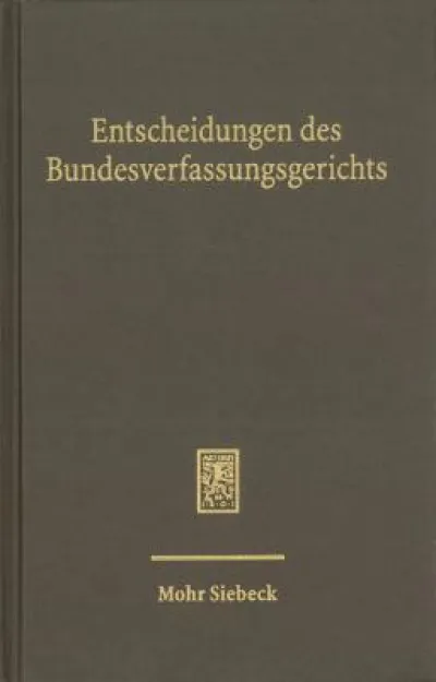 Entscheidungen des Bundesverfassungsgerichts (BVerfGE)