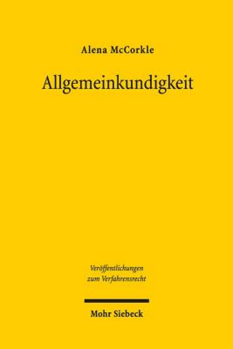 Allgemeinkundigkeit