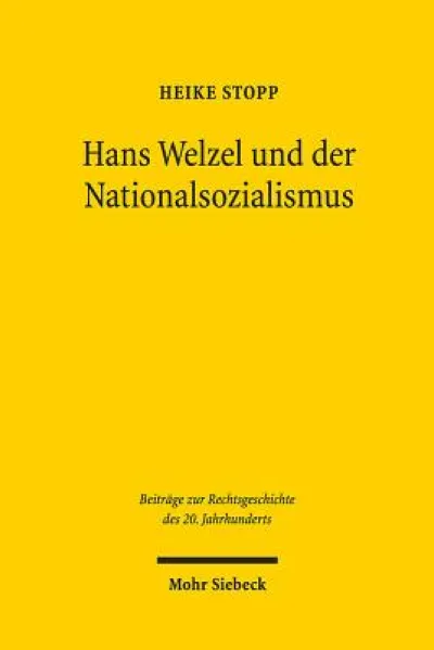 Hans Welzel und der Nationalsozialismus