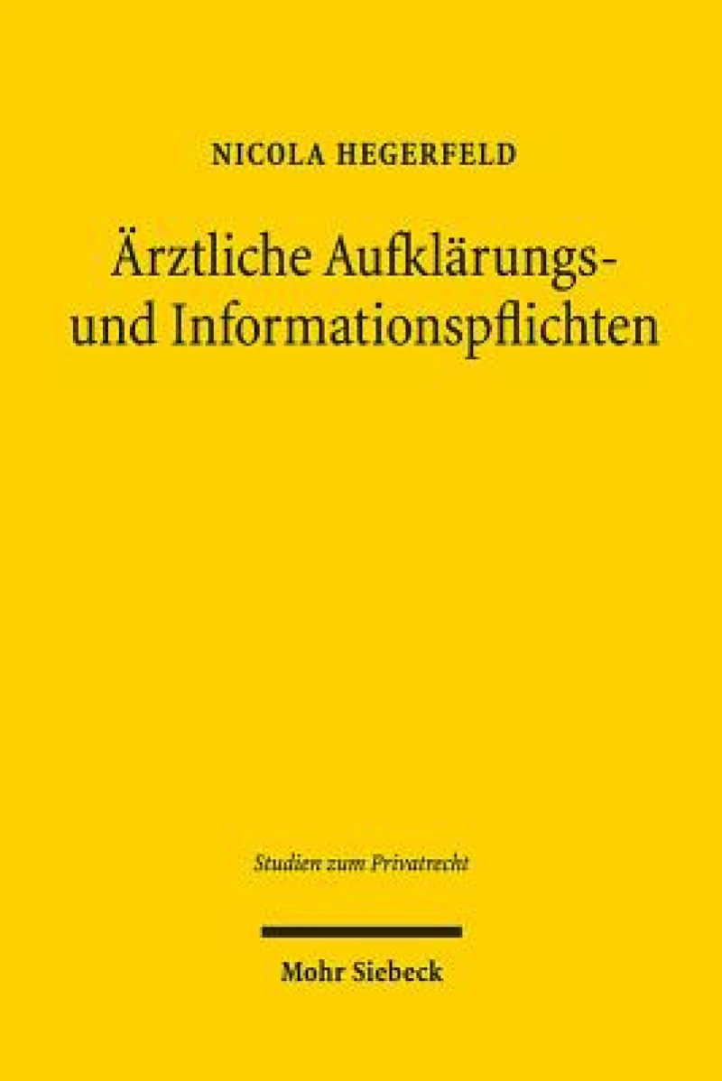 Arztliche Aufklarungs- und Informationspflichten