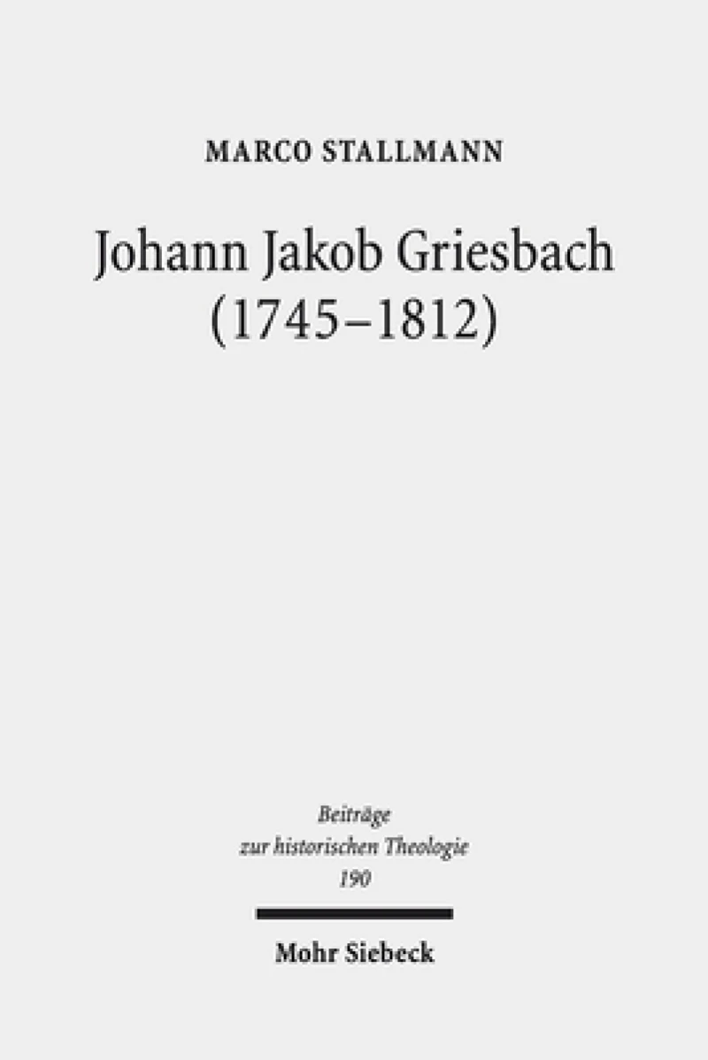 Johann Jakob Griesbach (1745-1812)