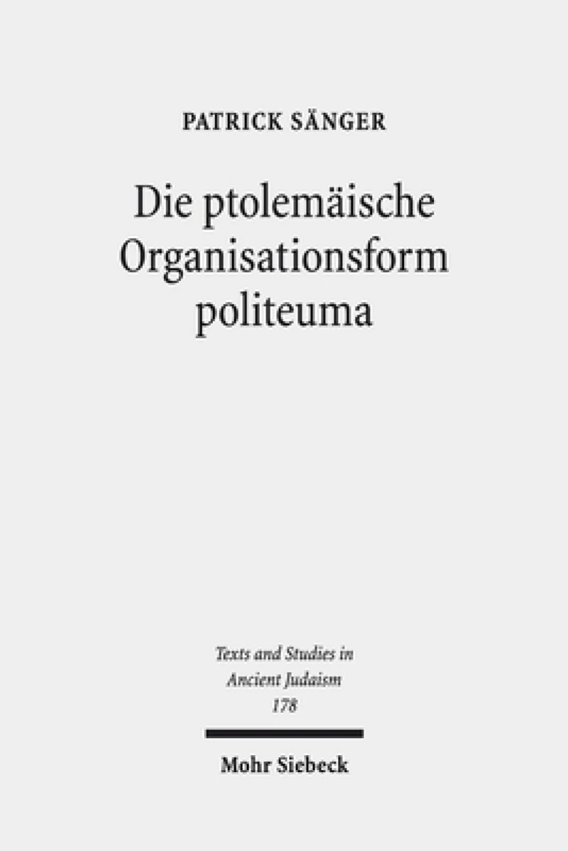 Die ptolemaische Organisationsform politeuma