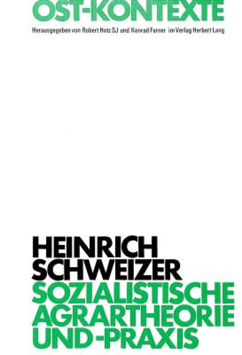 Sozialistische Agrartheorie und Landwirtschaftspolitik in China und der Sowjetunion