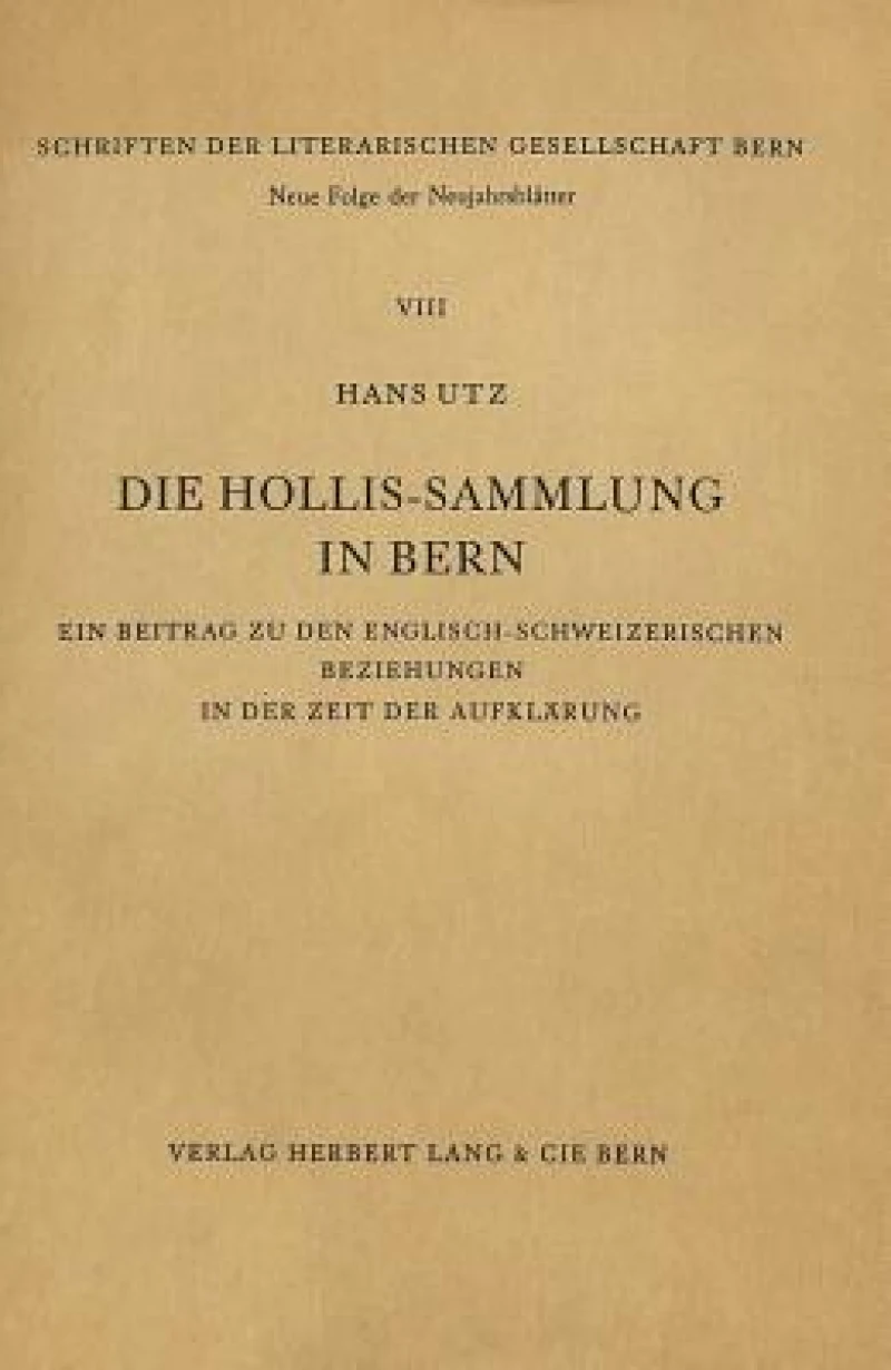 Die Hollis-Sammlung in Bern