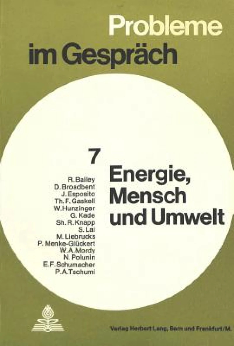 Energie. Mensch und Umwelt