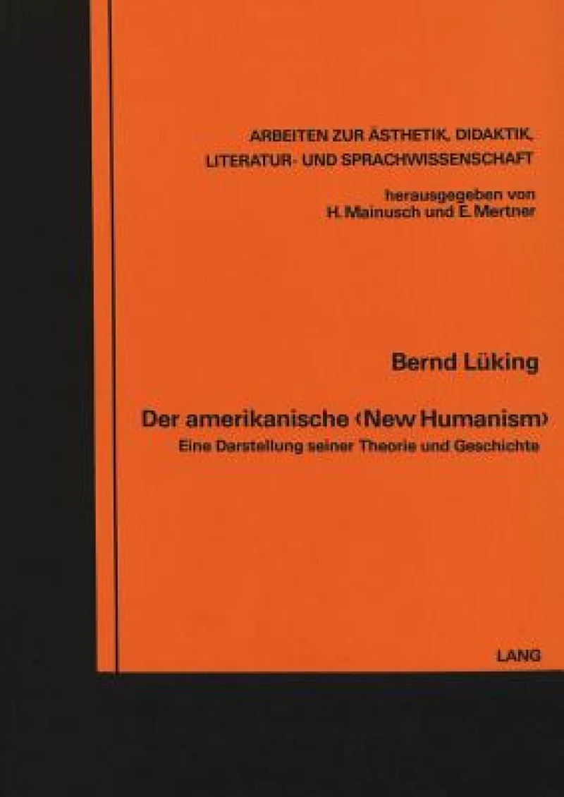Der amerikanische «New Humanism»