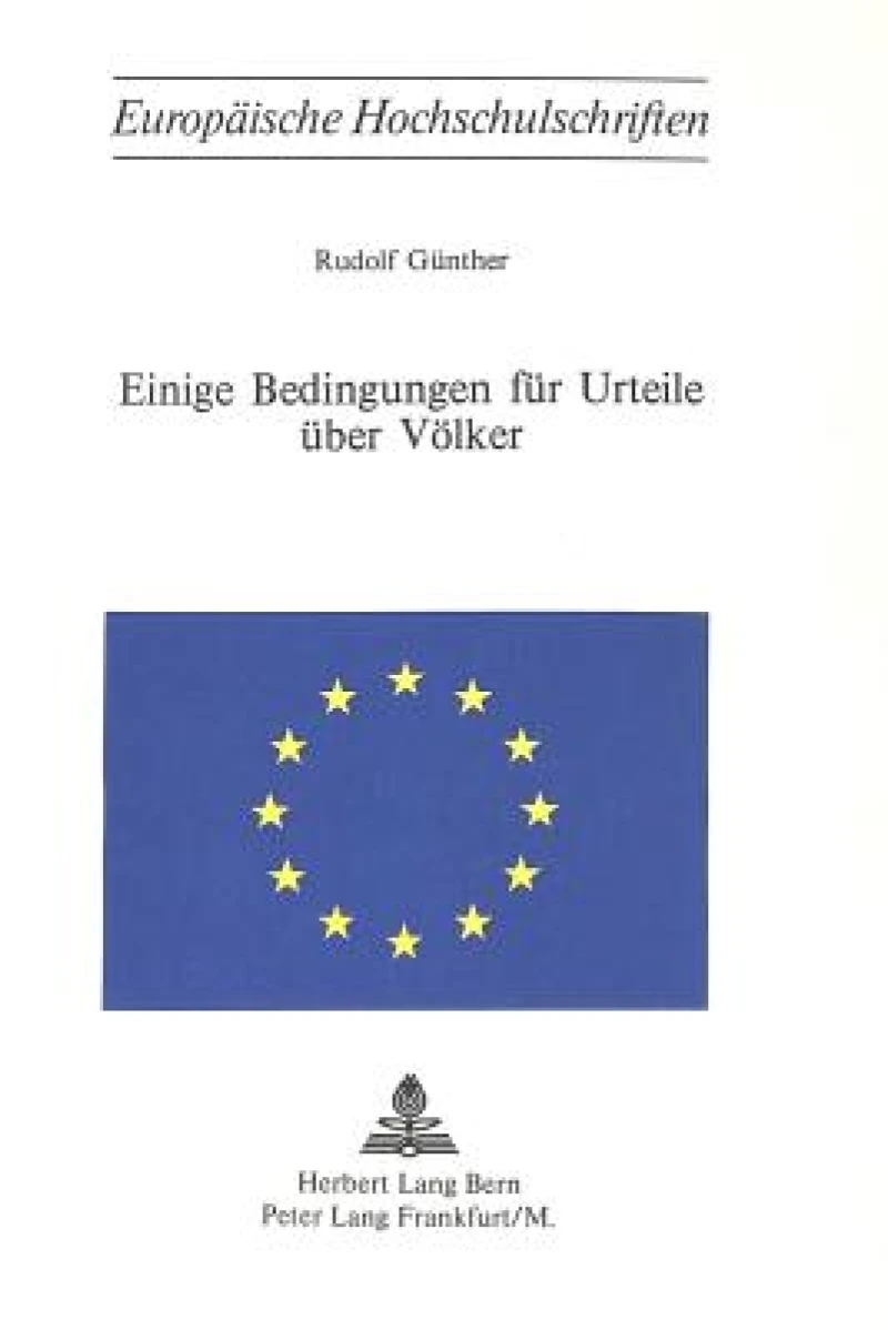 Einige Bedingungen fuer Urteile ueber Voelker