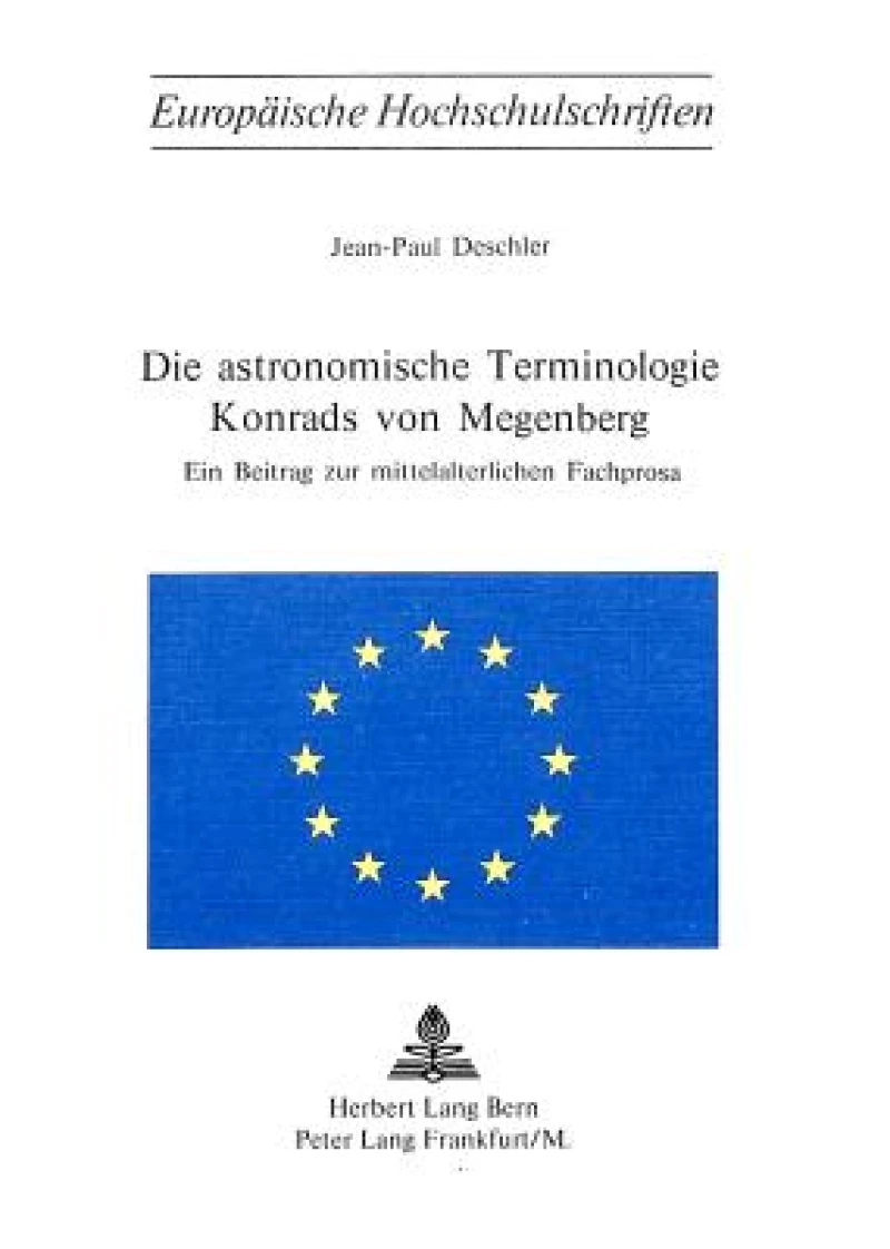 Die astronomische Terminologie Konrads von Megenberg