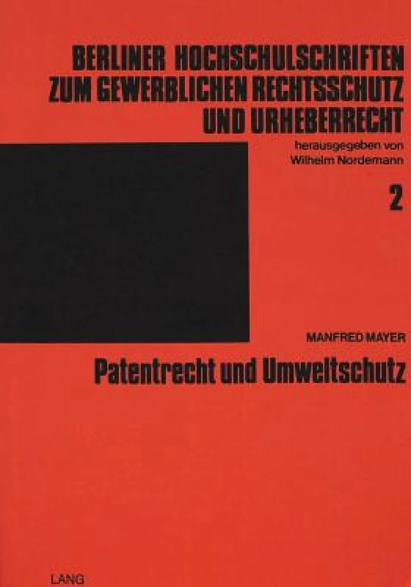 Patentrecht und Umweltschutz