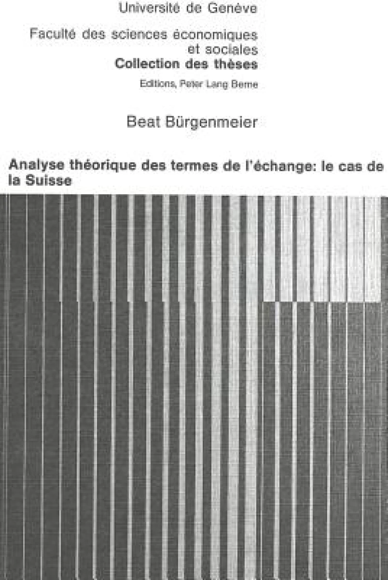 Analyse theorique des termes de l'echange: le cas de la Suisse