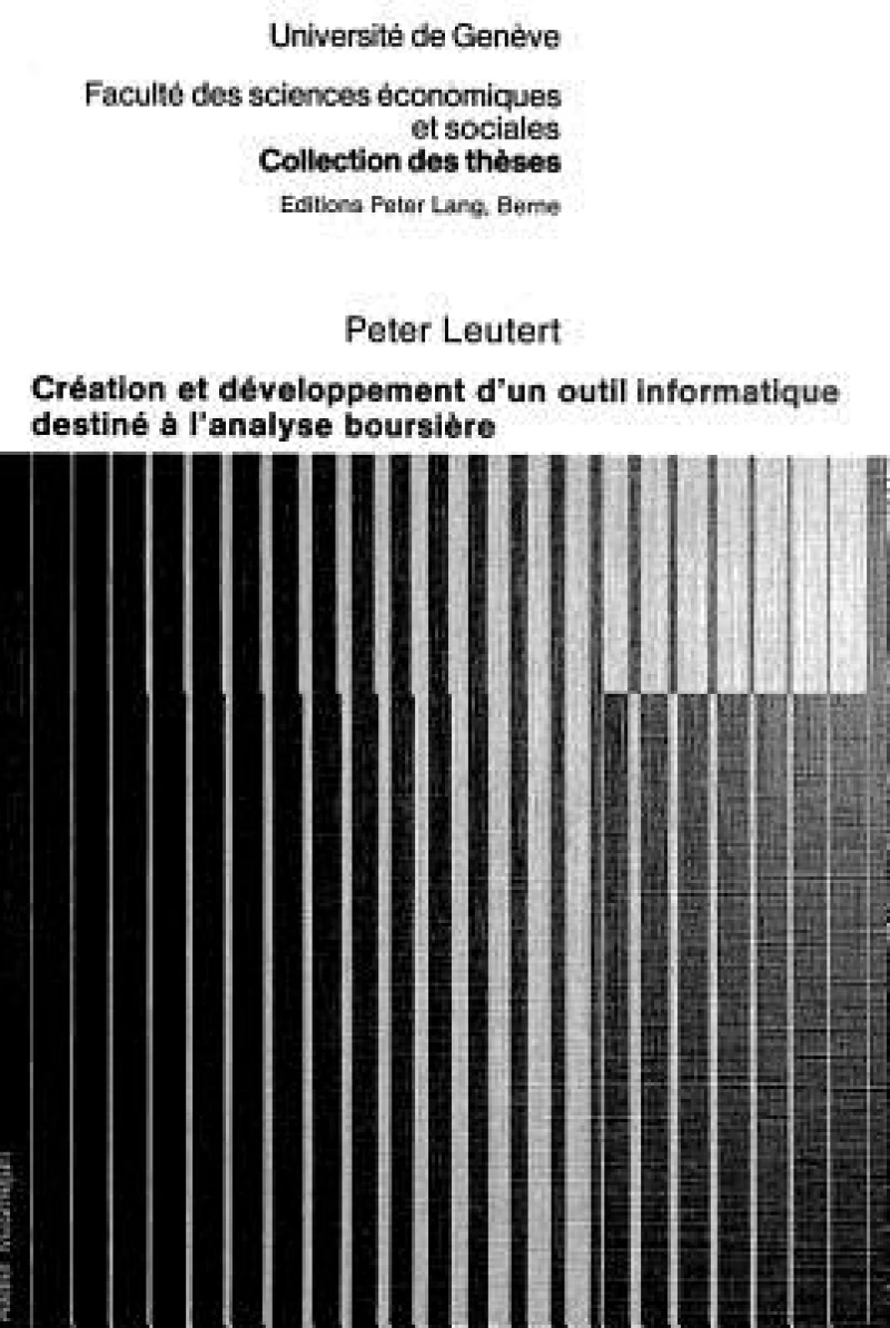 Creation et developpement d'un outil informatique destine a l'analyse boursiere