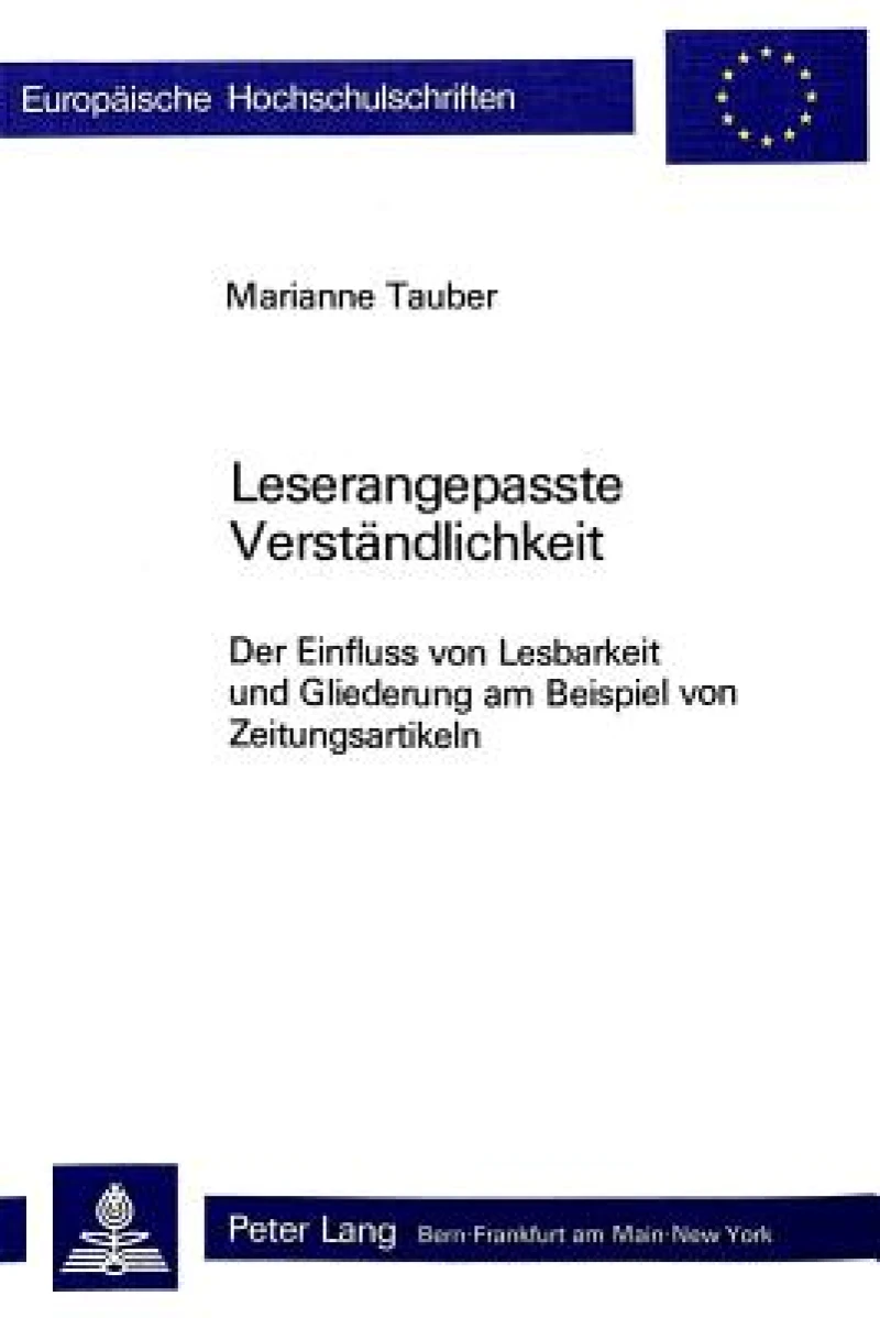 Leserangepasste Verstaendlichkeit