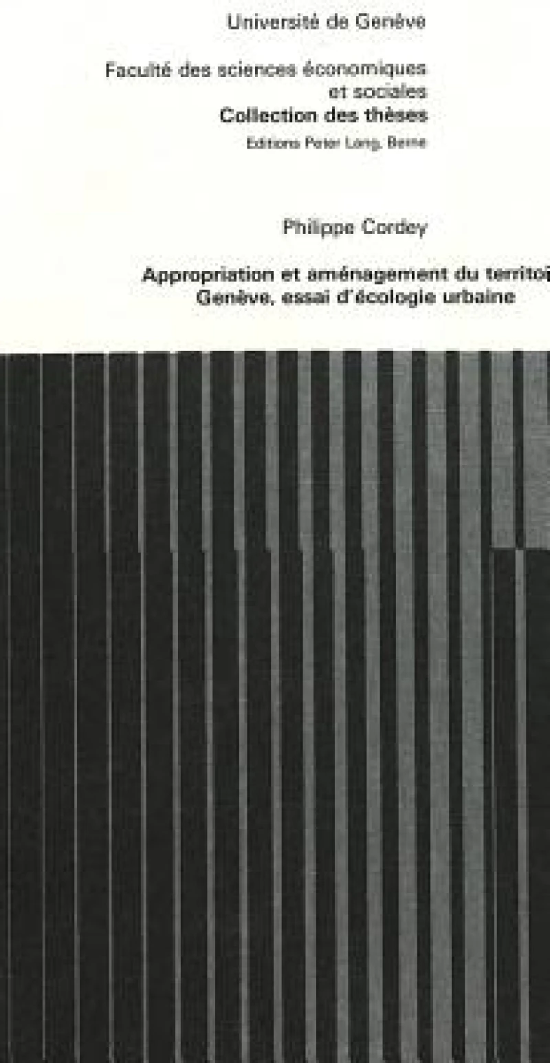 Appropriation et amenagement du territoire
