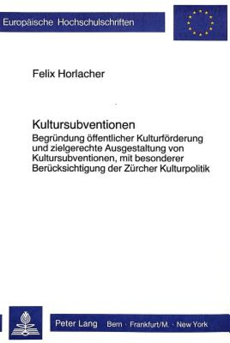 Kultursubventionen