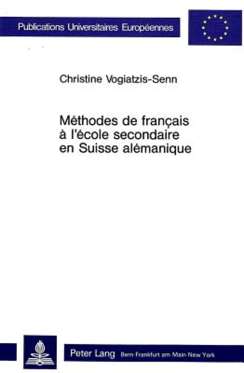 Methodes de francais a l'ecole secondaire en Suisse alemanique