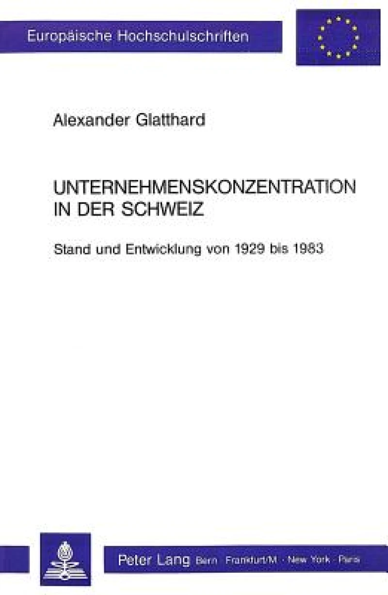 Unternehmenskonzentration in der Schweiz