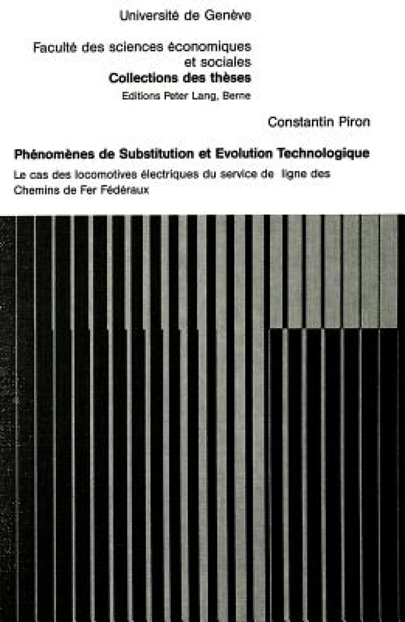 Phenomenes de substitution et evolution technologique
