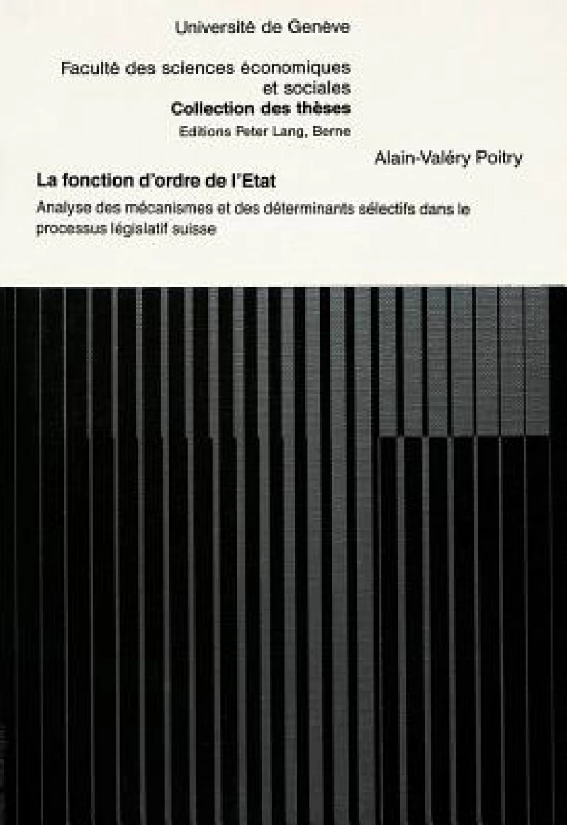 La fonction d'ordre de l'Etat