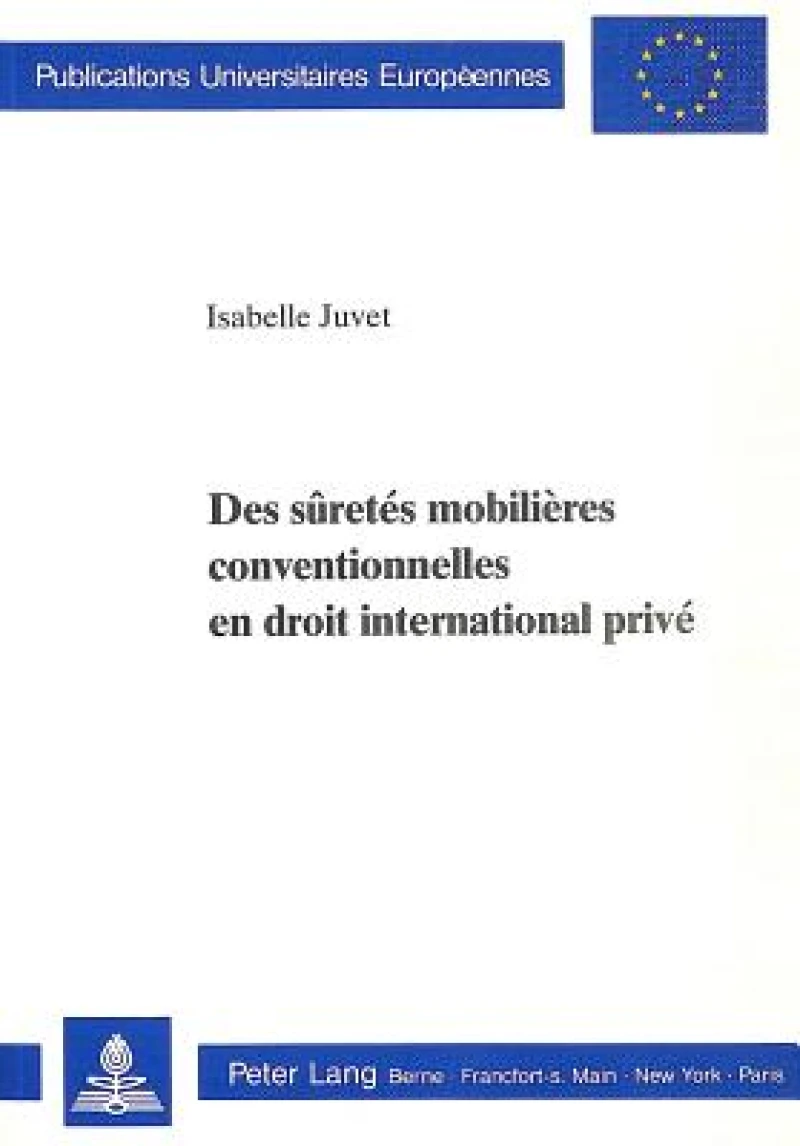 Des suretes mobilieres conventionnelles en droit international prive