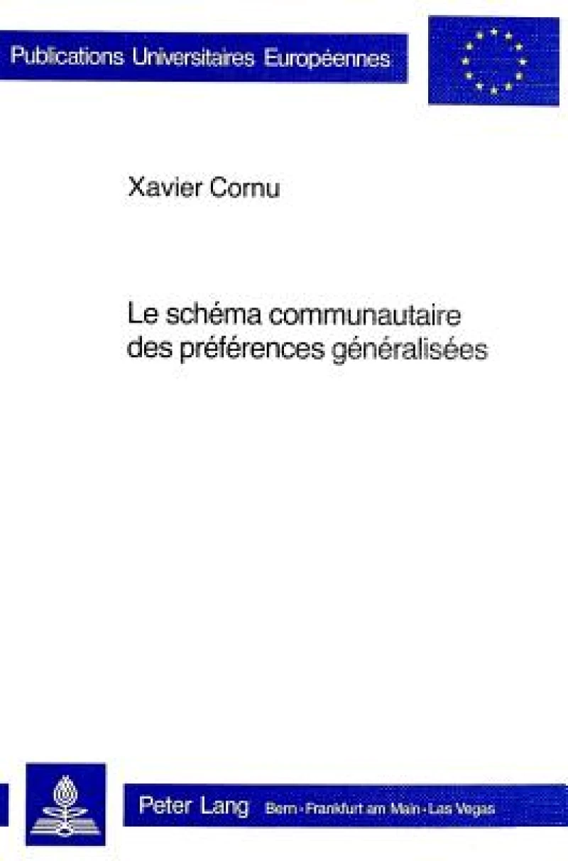 Le schema communautaire des preferences generalisees